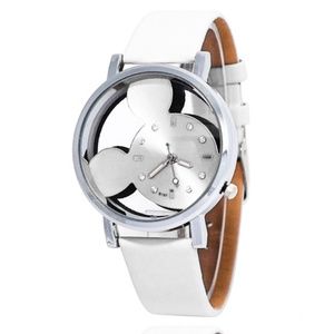 Mouse Ears Hollow Watch in White NWT